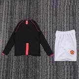 Kids MUFC 2007/2008 Away Long Sleeve Retro Kit
