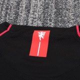 Kids MUFC 2007/2008 Away Long Sleeve Retro Kit
