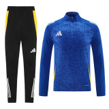 Men's 2025 Half-Zip Training Top and Pants Set AB08 - 1