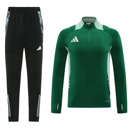 Men's 2025 Half-Zip Training Top and Pants Set AB07 - 3