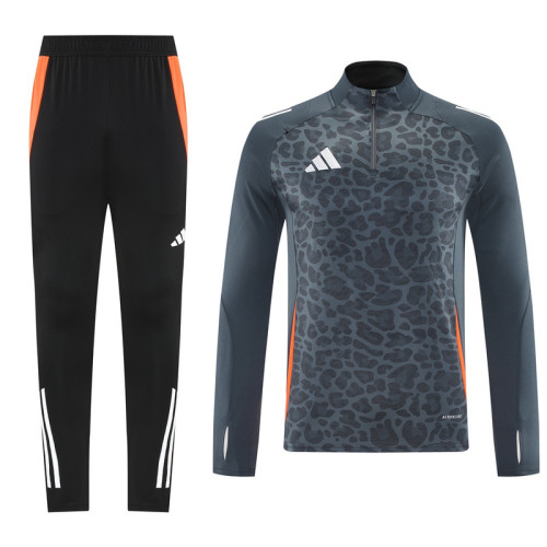 Men's 2025 Half-Zip Training Top and Pants Set AB08 - 5
