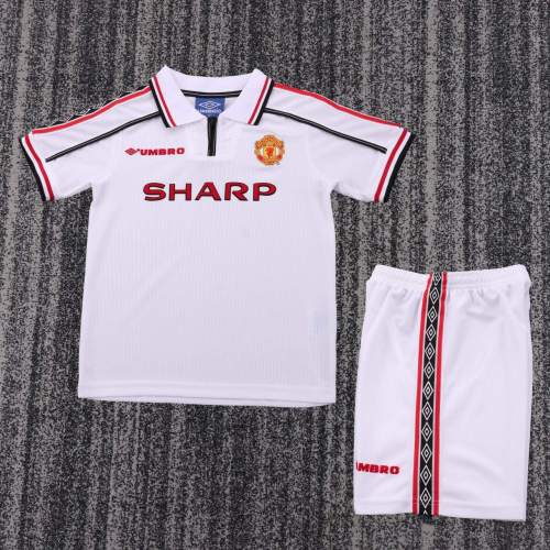 Kids MUFC 1998/1999 Third Retro Kit
