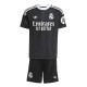 Kids Real Madrid 25/26 Goalkeeper Jersey and Short Kit