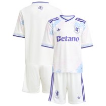 Kids Aston Villa 25/26 Third Jersey and Short Kit
