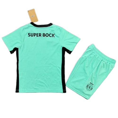 Kids Sporting CP 25/26 Third Jersey and Short Kit