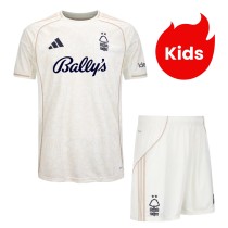 Kids Nottingham Forest 25/26 Away Jersey and Short Kit