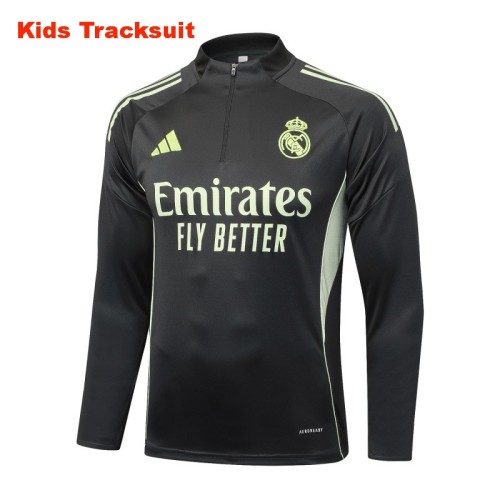 Kids Real Madrid 25/26 Half-Zip Training Sweatshirt and Pants Set E25139