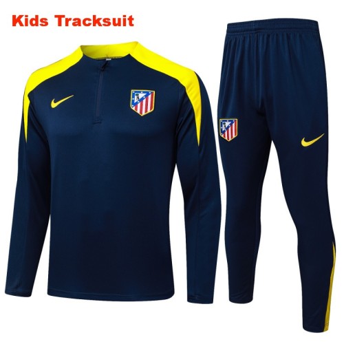 Kids Atlético de Madrid 25/26 Half-Zip Training Sweatshirt and Pants Set E25138