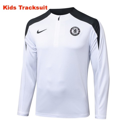 Kids Chelsea 25/26 Half-Zip Training Sweatshirt and Pants Set E25134