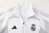 Real Madrid 25/26 Full-Zip Team Track Jacket White - 07