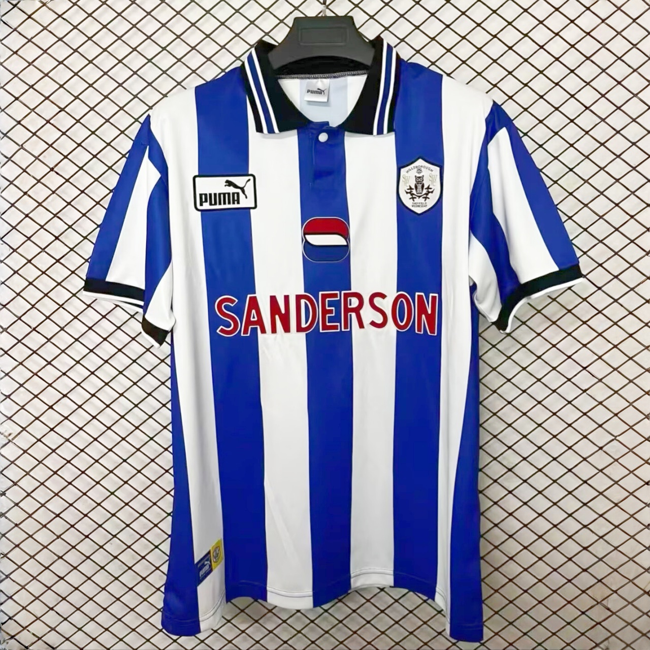 US$ 19.99 - Sheffield Wednesday 2001/2003 Home Retro Jersey - m