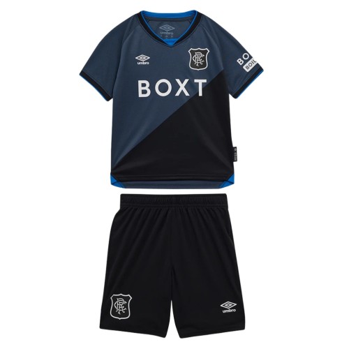 Kids Rangers 25/26 Third Jersey and Short Kit