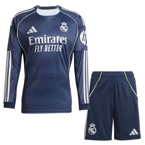 Real Madrid 25/26 Away Long Sleeve Kit