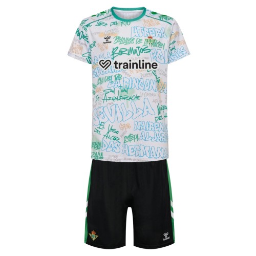 Kids Real Betis 25/26 Pre-Match Jersey and Short Kit