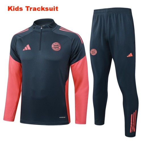 Kids Bayern Munich 25/26 Half-Zip Training Sweatshirt and Pants Set E25155