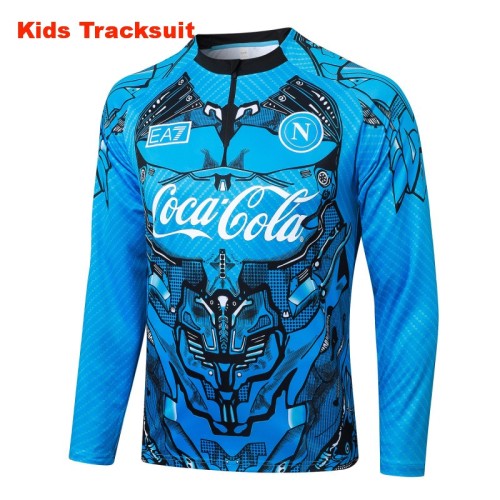 Kids Napoli 25/26 Half-Zip Training Sweatshirt and Pants Set E25152 - PM