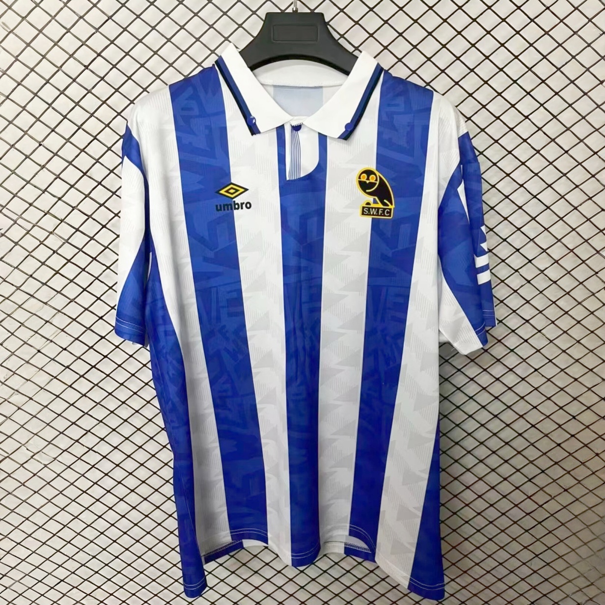 US$ 19.99 - Sheffield Wednesday 2001/2003 Home Retro Jersey - m