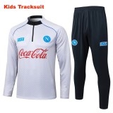 Kids Napoli 25/26 Half-Zip Training Sweatshirt and Pants Set E25160 - PM