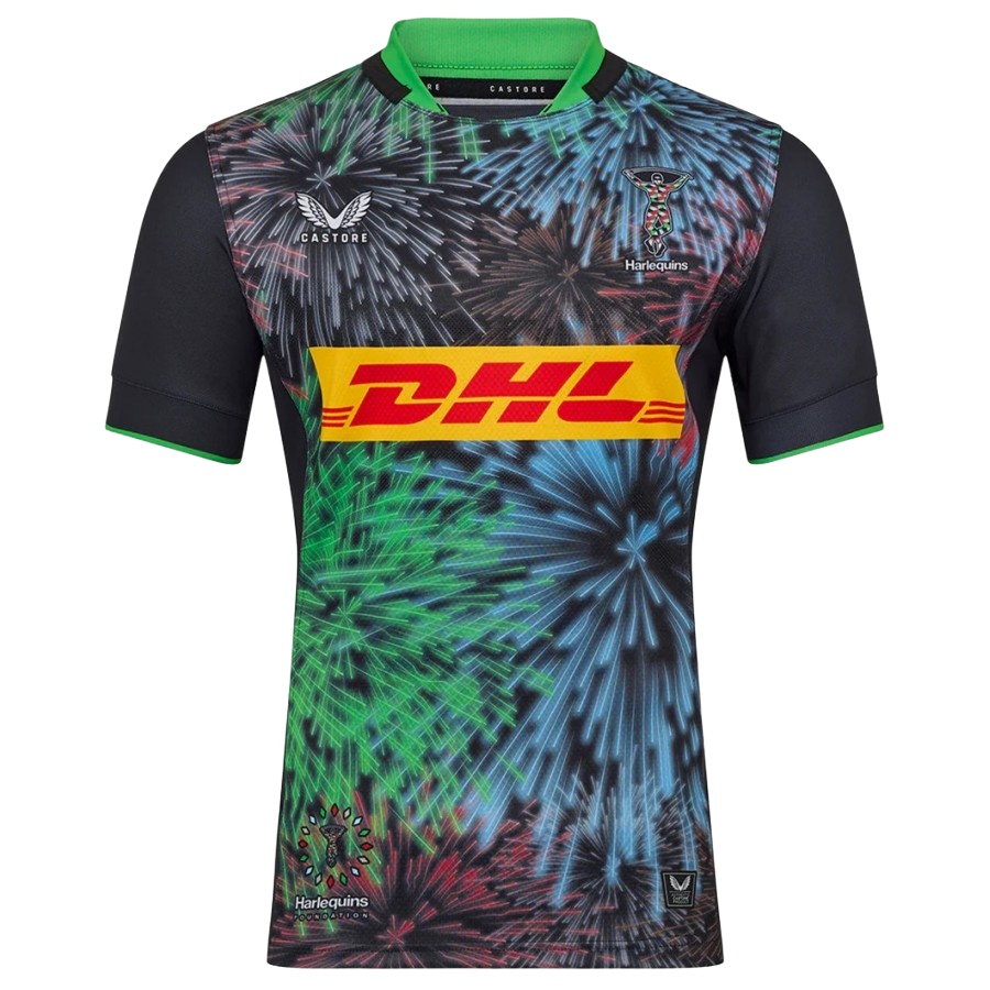 US$ 21.99 - Harlequins 2025/2026 Mens Big Game Rugby Jersey - m