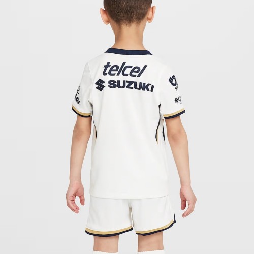 Kids Pumas UNAM 25/26 Home Jersey and Short Kit