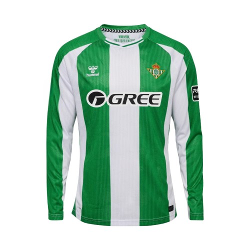 Thai Version Real Betis 25/26 Home Long Sleeve Jersey