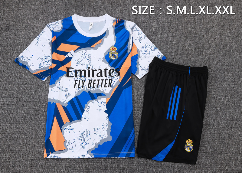 US$ 31.99 - Real Madrid 25/26 Training Shirt and Shorts Set D25168