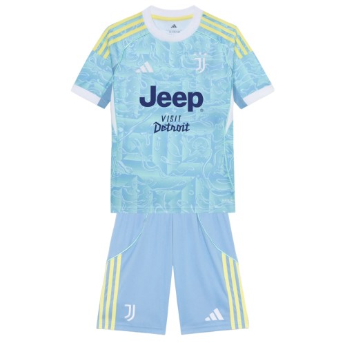 Kids Juventus 25/26 Away Jersey and Short Kit