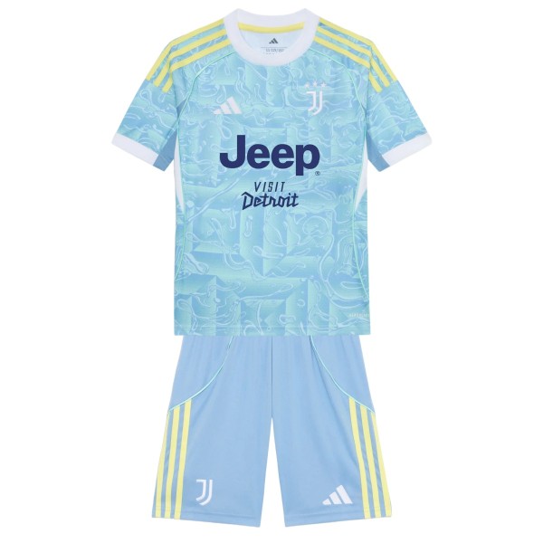 Kids Juventus 25/26 Away Jersey and Short Kit