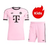 Kids Bayern Munich 25/26 Goalkeeper Jersey and Short Kit