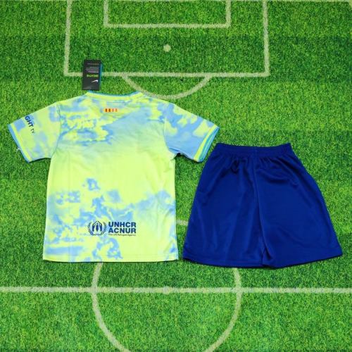 Kids Barcelona 25/26 Special Jersey and Short Kit