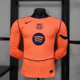 Player Version Barcelona 25/26 Third Long Sleeve Authentic Jersey