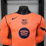 Player Version Barcelona 25/26 Third Long Sleeve Authentic Jersey