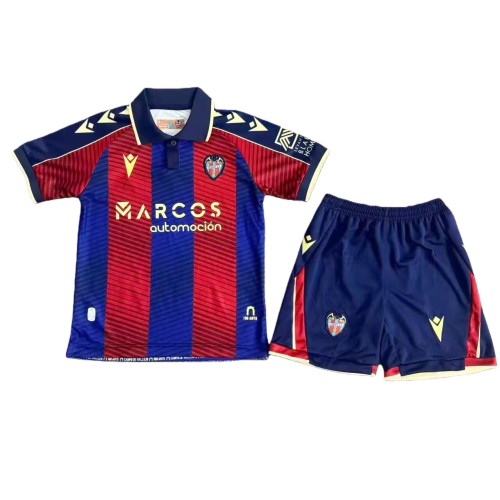 Kids Levante UD 25/26 Home Jersey and Short Kit