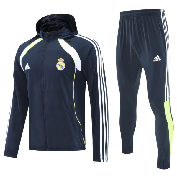 Real Madrid 25/26 Team Windbreaker Jacket and Pants Set - D03