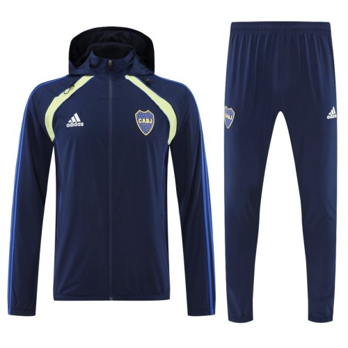 Boca Juniors 25/26 Team Windbreaker Jacket and Pants Set - D07