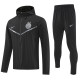 Inter Milan 25/26 Team Windbreaker Jacket and Pants Set - D16