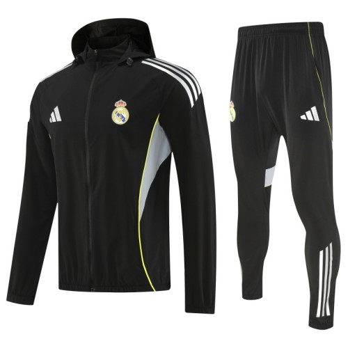 Real Madrid 25/26 Team Windbreaker Jacket and Pants Set - D17