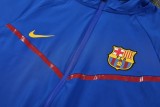 Barcelona 25/26 Team Windbreaker Jacket and Pants Set Blue - D15