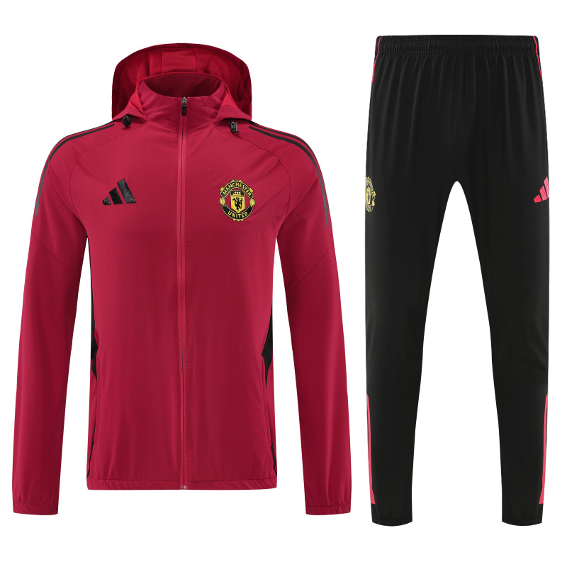 ウェア  Manchester United 25-26 US$ 55.00 - Manchester United 25/26 Team Windbreaker Jacket and