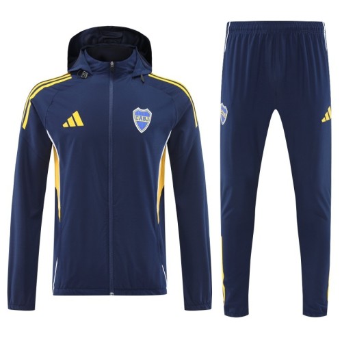 Boca Juniors 25/26 Team Windbreaker Jacket and Pants Set - D12
