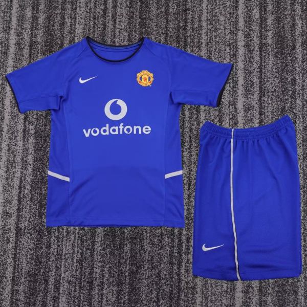 Kids MUFC 2002/2003 Third Retro Kit