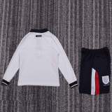 Kids Retro England 1998 World Cup Home Long Sleeve Kit