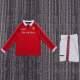 Kids MUFC 1998/1999 Home Long Sleeve Retro Kit