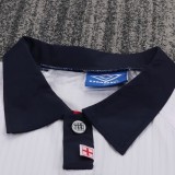 Kids Retro England 1998 World Cup Home Long Sleeve Kit