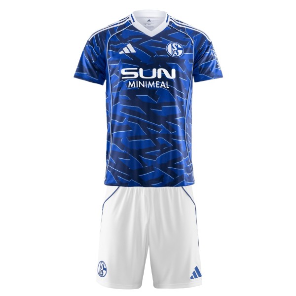 Kids Schalke 04 25/26 Home Jersey and Short Kit