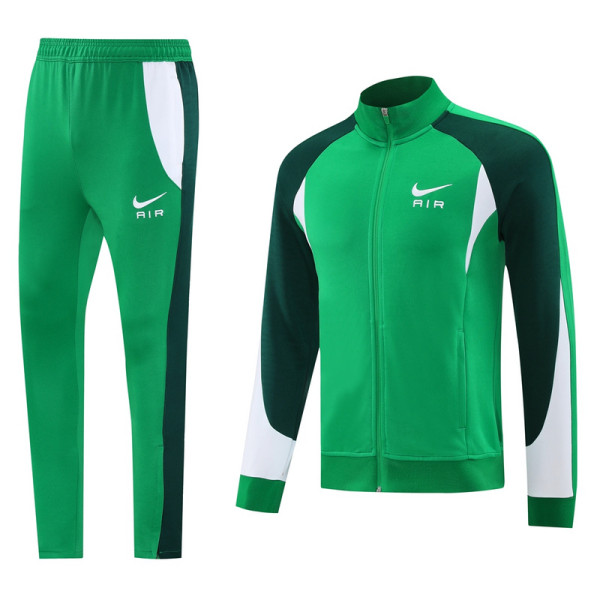 Men's 2025 Training Jacket and Pants Set Green NJ17