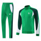 Men's 2025 Training Jacket and Pants Set Green NJ17
