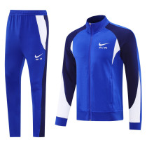 Men's 2025 Training Jacket and Pants Set Blue NJ17