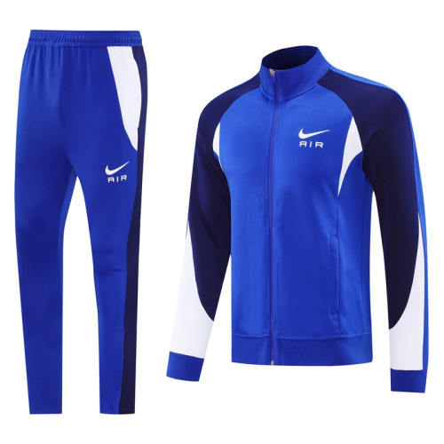 Men's 2025 Training Jacket and Pants Set Blue NJ17