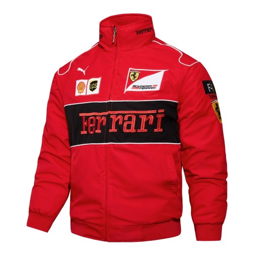 Scuderia Ferrari F1 2025 Retro Driver Jacket